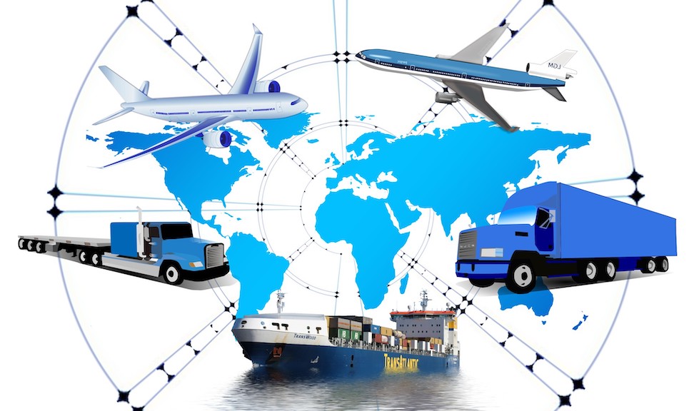 Logistics network and transport analytics visualization